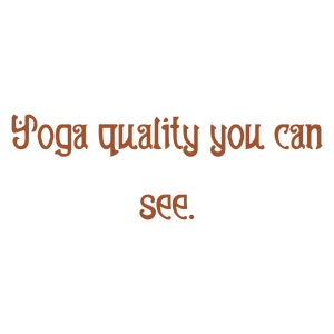 yoga quality you can see quote SVG PNG design with bold lettering