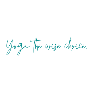 yoga the wise choice quote SVG PNG design with an uplifting message