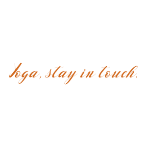 yoga stay in touch quote SVG PNG design