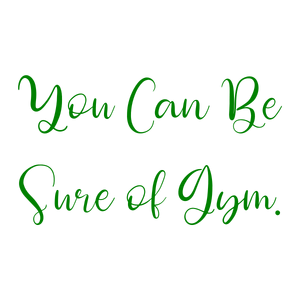 you can be sure of jim SVG PNG design with bold lettering, an uplifting message