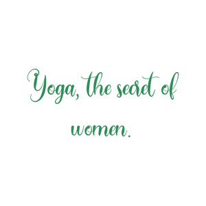 yoga the secret of women quote SVG PNG design