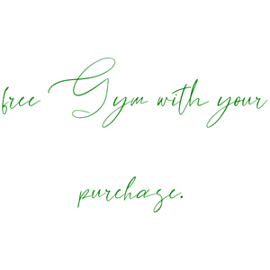 free gym with your purchase quote SVG PNG design with bold lettering
