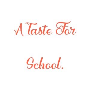 a taste for school quote SVG PNG design with bold lettering