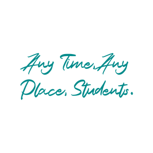 any time place students quote SVG PNG design with an uplifting message
