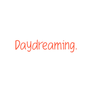 daydreaming quote SVG PNG design with bold lettering