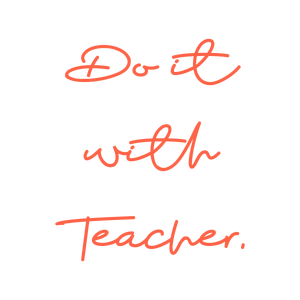 do it with teacher quote SVG PNG design with hand-drawn style, bold lettering, an uplifting message