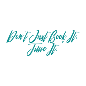 don't just book it time quote SVG PNG design
