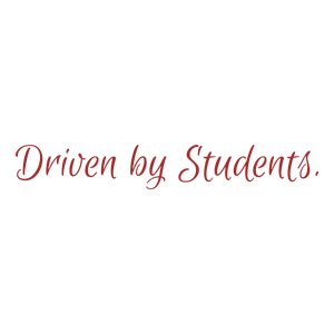 driven by students quote SVG PNG design with bold lettering