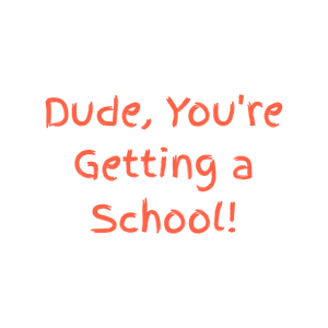 dude you're getting a school quote SVG PNG design with bold lettering, an uplifting message