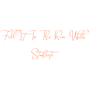 fill it to the rim with students quote SVG PNG design