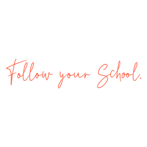follow your school quote SVG PNG design with bold lettering, an uplifting message