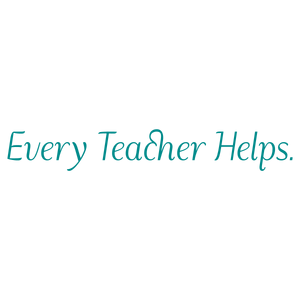 every teacher helps quote SVG PNG design with an uplifting message