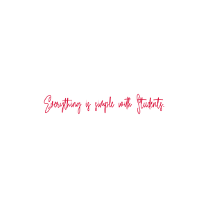 everything is simple with students quote SVG PNG design with an uplifting message