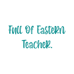full of eastern teacher quote SVG PNG design with bold lettering, an uplifting message