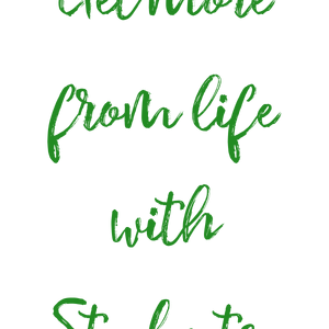 get more from life with students quote SVG PNG design with hand-drawn style, an uplifting message