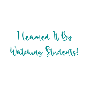 i learned it by watching students quote SVG PNG design with an uplifting message