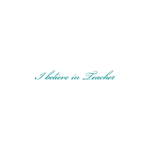 i believe in teacher quote SVG PNG design