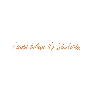 i can't believe it's students quote SVG PNG design