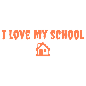 i love my school quote SVG PNG design with bold lettering, an uplifting message