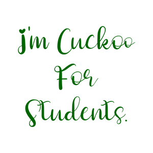 i'm cuckoo for students quote SVG PNG design