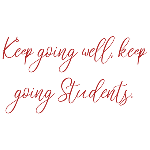 keep going well students quote SVG PNG design