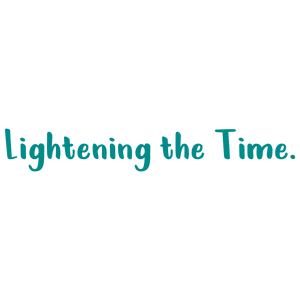 lightening the time quote SVG PNG design with an uplifting message