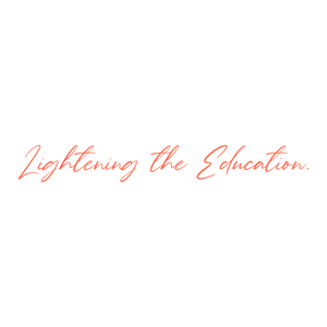 lightening the education quote SVG PNG design with bold lettering, an uplifting message