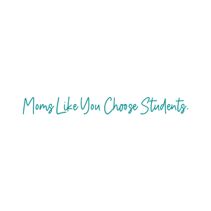 moms like you choose students quote SVG PNG design with an uplifting message