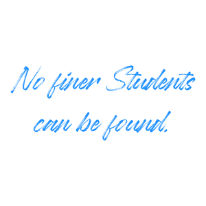 no finer students can be found quote SVG PNG design with an uplifting message