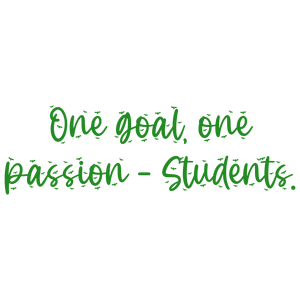 one goal passion students quote SVG PNG design with an uplifting message