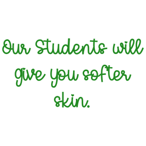 our students will give you softer skin quote SVG PNG design with an uplifting message