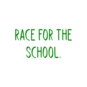 race for the school quote SVG PNG design with bold lettering