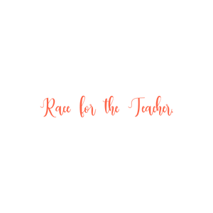 race for the teacher quote SVG PNG design with bold lettering