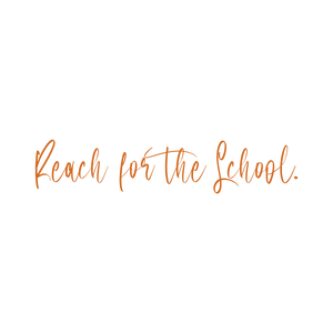 reach for the school quote SVG PNG design with an uplifting message