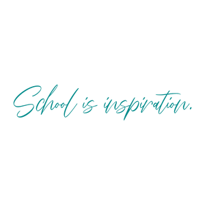 school is inspiration quote SVG PNG design with hand-drawn style, an uplifting message