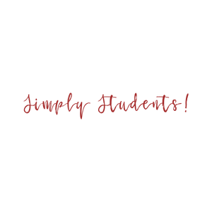 simply students quote SVG PNG design with bold lettering, an uplifting message