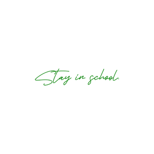 stay in school quote SVG PNG design