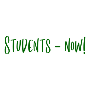 students now quote SVG PNG design with bold lettering