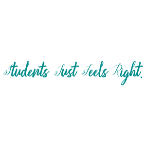 students just feels right quote SVG PNG design with an uplifting message