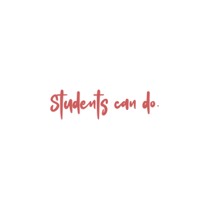 students can do quote SVG PNG design with hand-drawn style, an uplifting message
