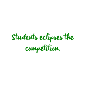 students eclipses the competition quote SVG PNG design with an uplifting message
