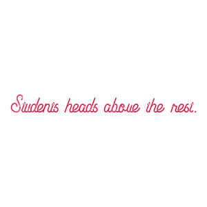 students heads above the rest quote SVG PNG design with hand-drawn style, an uplifting message
