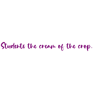 students the cream of crop quote SVG PNG design with an uplifting message
