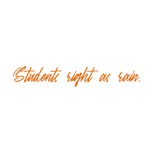students right as rain quote SVG PNG design with an uplifting message