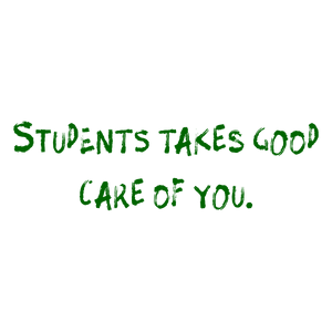 students takes good care of you quote SVG PNG design with an uplifting message