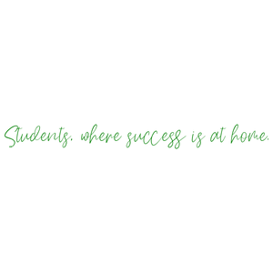 students where success is at home quote SVG PNG design