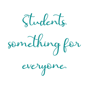 students something for everyone quote SVG PNG design with an uplifting message