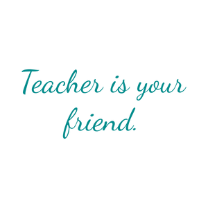 teacher is your friend quote SVG PNG design with an uplifting message