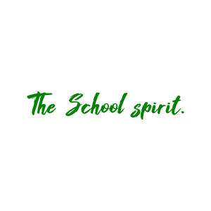 the school spirit quote SVG PNG design with hand-drawn style, bold lettering, an uplifting message