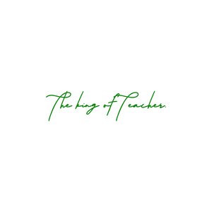 the king of teacher quote SVG PNG design with bold lettering, an uplifting message
